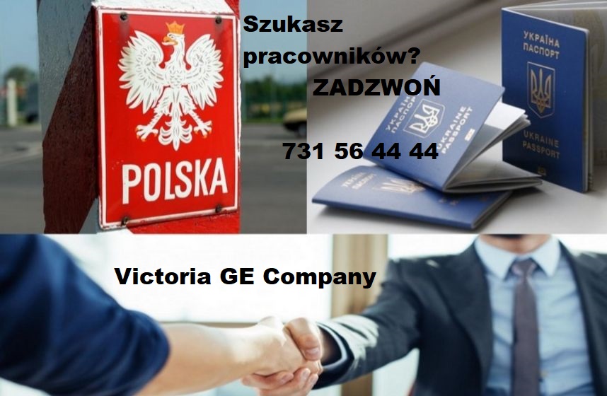 Agencja Pośrednictwa Pracy Victoria GE Company zaprasza do zapoznania się z ofertą