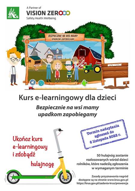 KRUS: Rozwiąż kurs e-learningowy i wygraj jedną z 50 hulajnóg