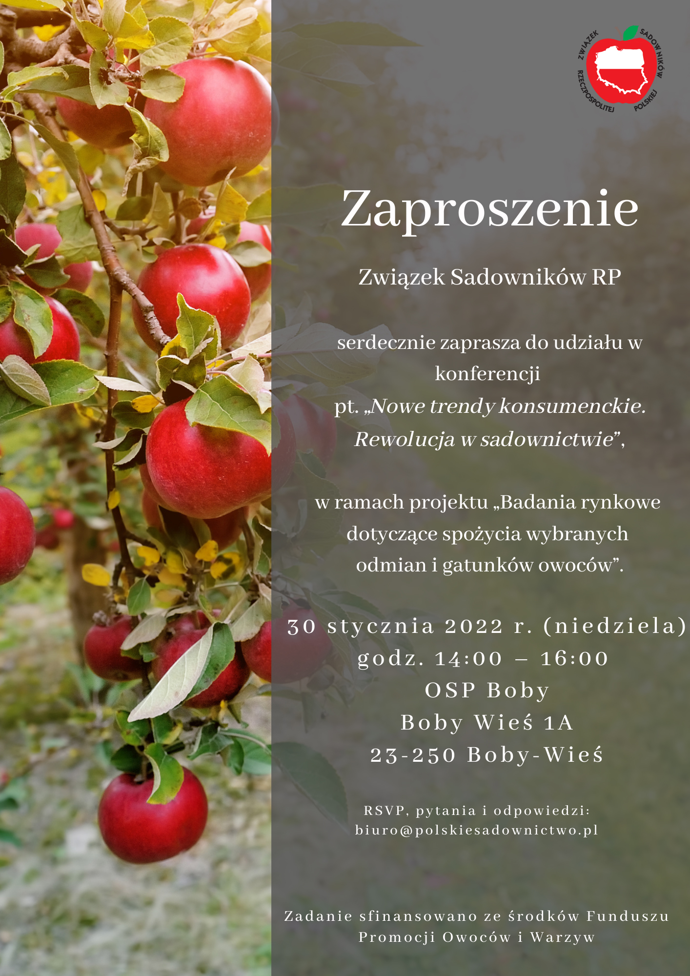 Zaproszenie - Boby - konferencja