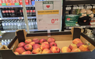 Polskie jabłka dominują w litewskich sklepach